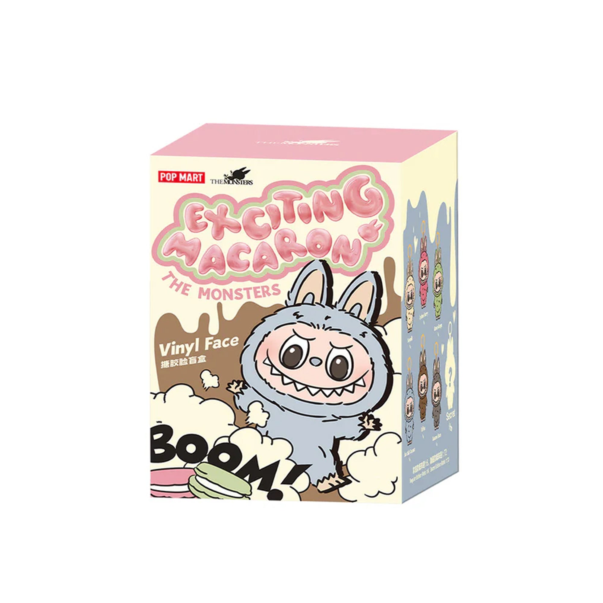 POP MART LABUBU The Monsters Exciting Macaron Blind Box Vinyl Plush - Single Blind Box