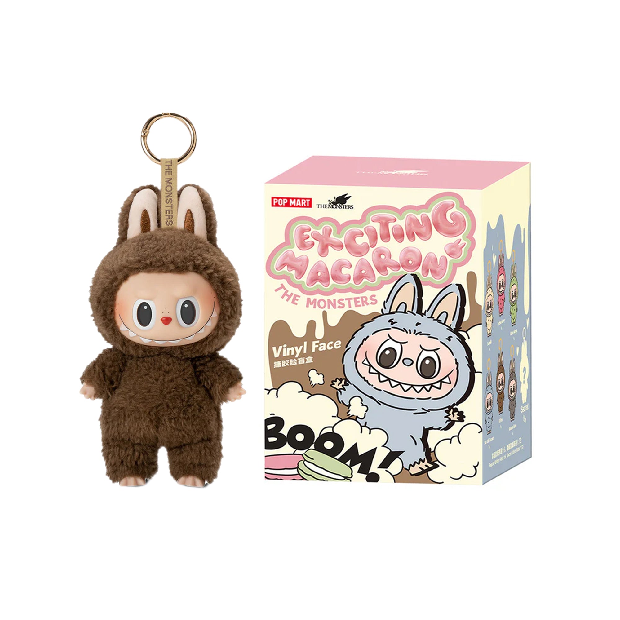 POP MART LABUBU The Monsters Exciting Macaron Blind Box Vinyl Plush - Single Blind Box