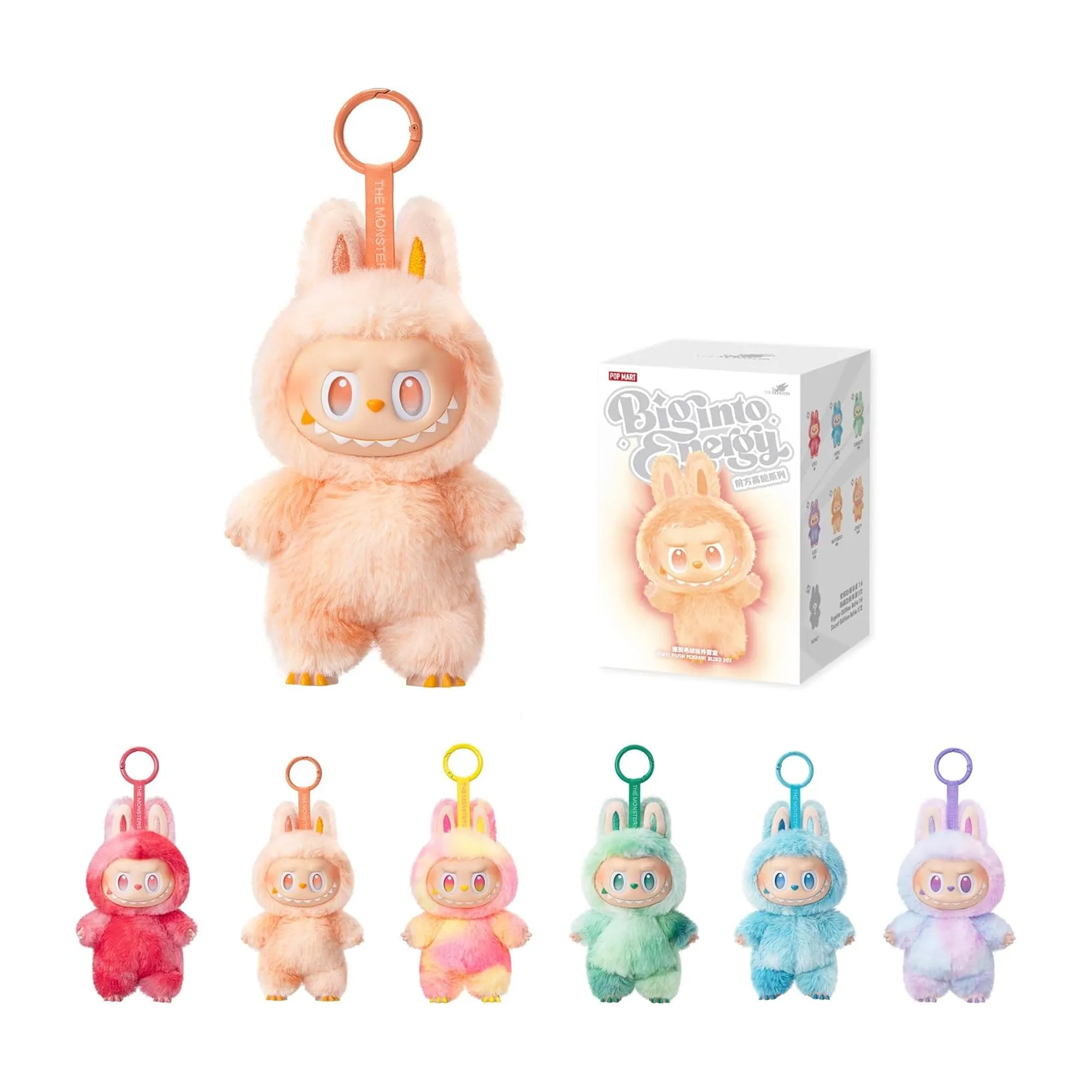 POP MART Labubu The Monsters Big into Energy Series Vinyl Plush Pendant Blind Box -  Single Blind Box